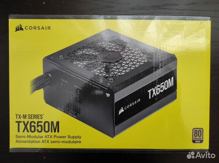 Блоки питания Corsair 650,750 новые, гарантия DNS