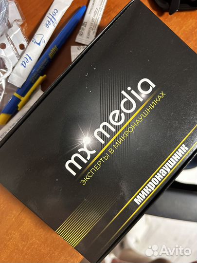 Микронаушник капсульный магнитный проводной