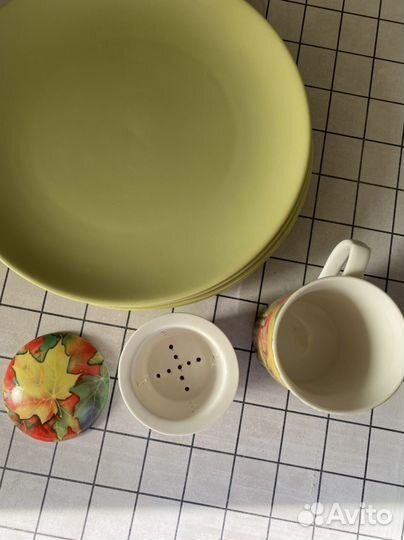 Тарелки Икеа фужеры