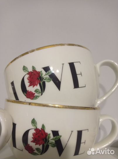 Кружки и блюдце HM Home