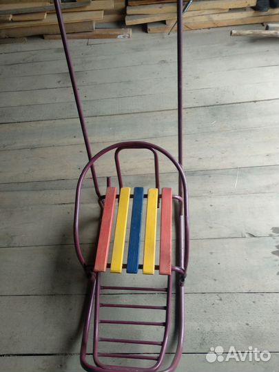 Детские зимние санки