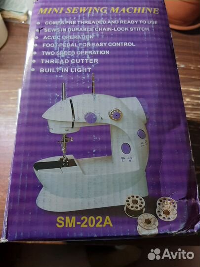 Мини электрическая швейная машина для дома SM-202A