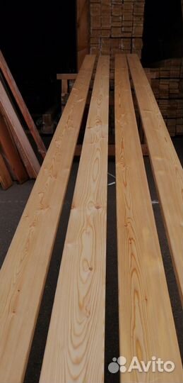 Палубная доска из лиственницы - сорт B 28х40х3000