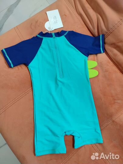 Новый солнцезащитный рашгард купальник 92-104