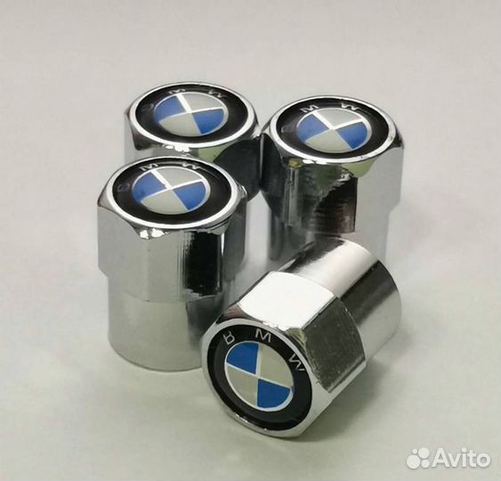 4шт BMW колпаки для вентилей хром