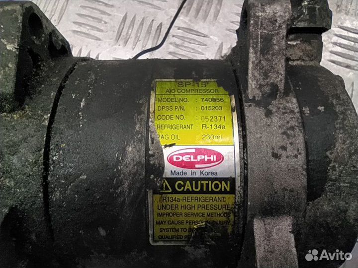 Б/У Б/У Компрессор кондиционера delphi 740856