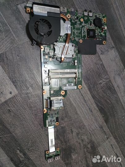 Разбор ноутбука HP 630 материнская плата, кулер