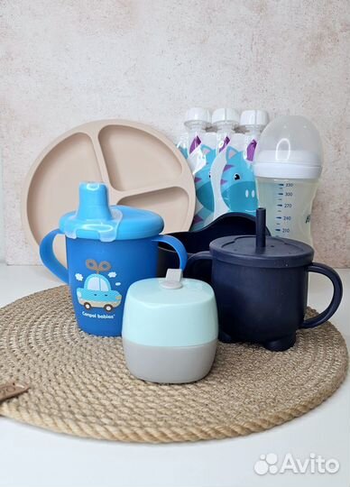 Детская посуда пакетом