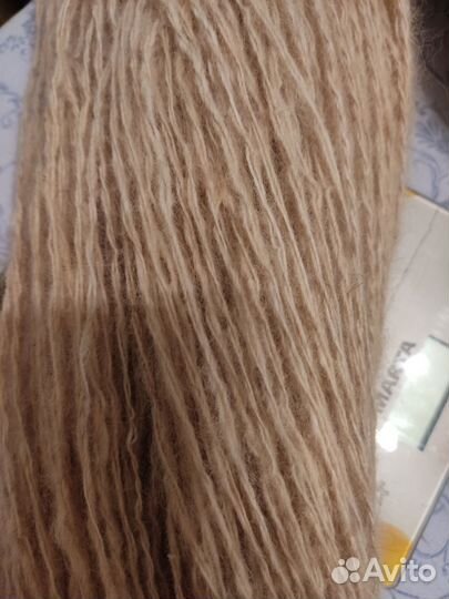 Пряжа из пуха колли