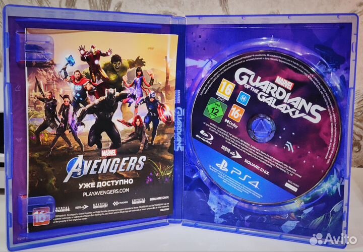 Стражи галактики игра ps4 ps5 диск