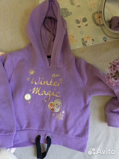 Большой пакет вещей на девочку 94-98