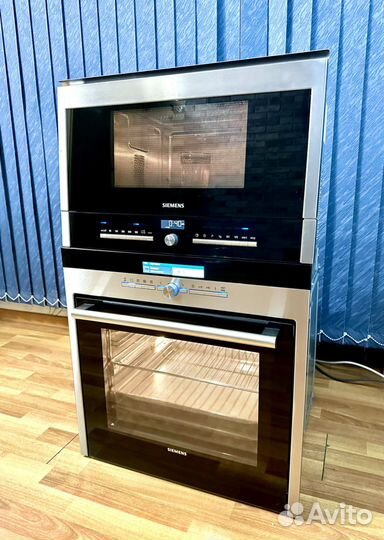 Siemens (духовой шкаф с пиролизом и свч печь )