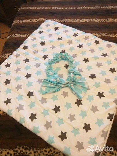 Комплект на выписку для мальчика, одеяло