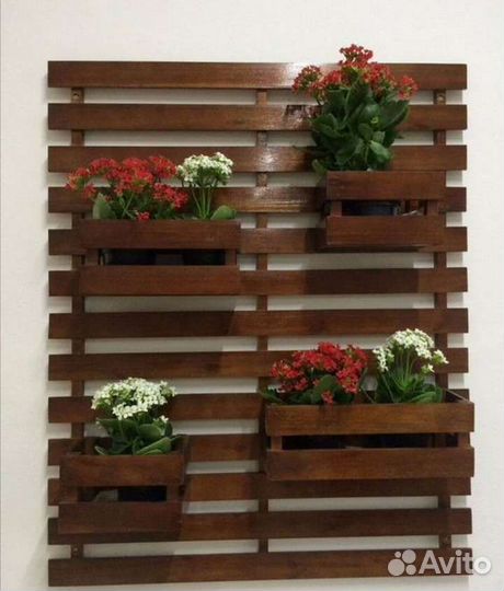 Цветочницы из дерева