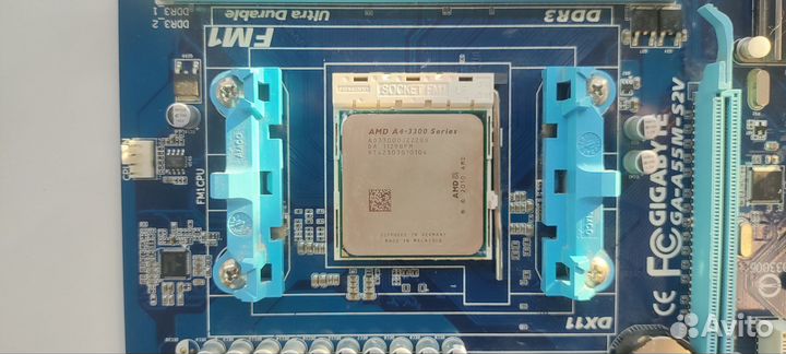 Материнская плата FM1 GA+A55M-S2V+ A4-3300