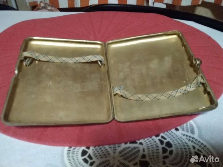 Портсигар серебряный