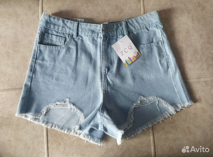 Джинсовые шорты 46