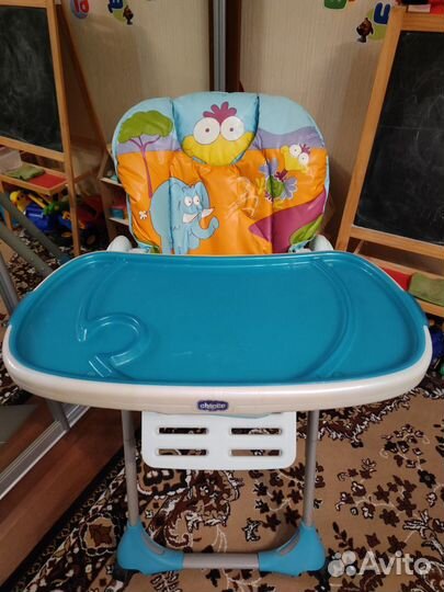 Стульчик для кормления chicco polly