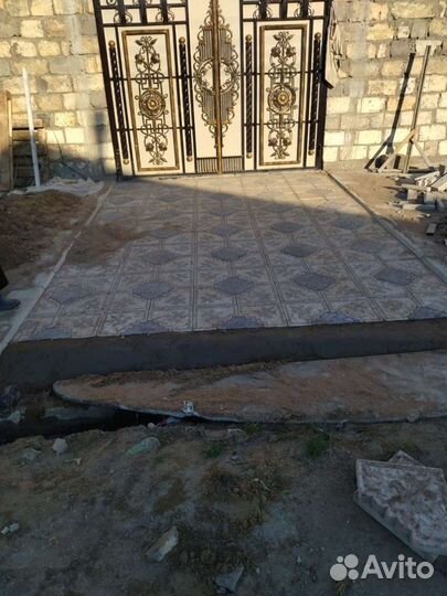 Укладка тротуарной плит