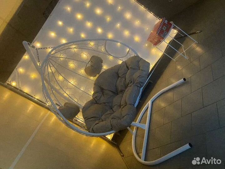 Качели подвесные кокон двухместный для двоих