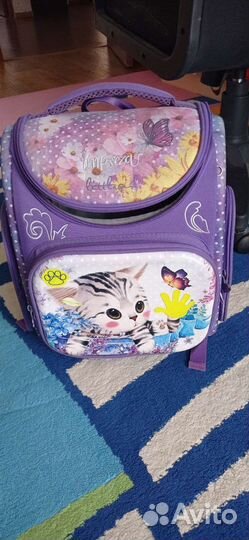 Рюкзак портфель школьный для девочки 1 класс