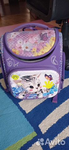 Рюкзак портфель школьный для девочки 1 класс