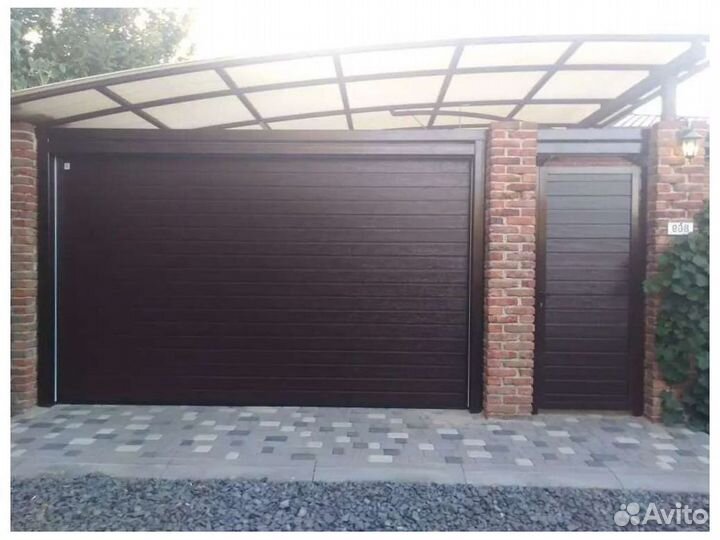 Секционные подъёмные гаражные ворота