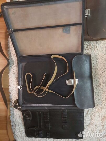 Планшет кожаный для военнослужащих