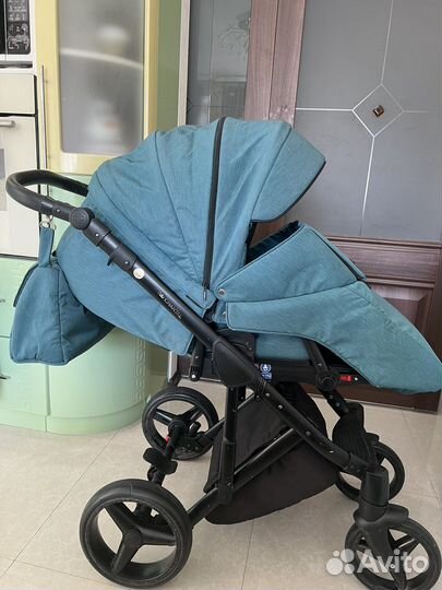 Коляска Adamex Chantal 2в1 малахит