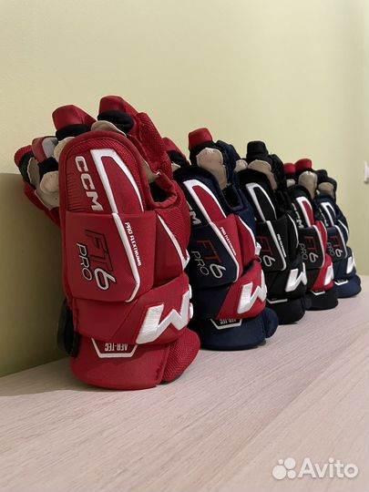 Перчатки/краги хоккейные ccm ft6 pro