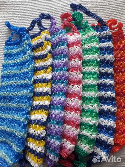 Мочалка ручной работы