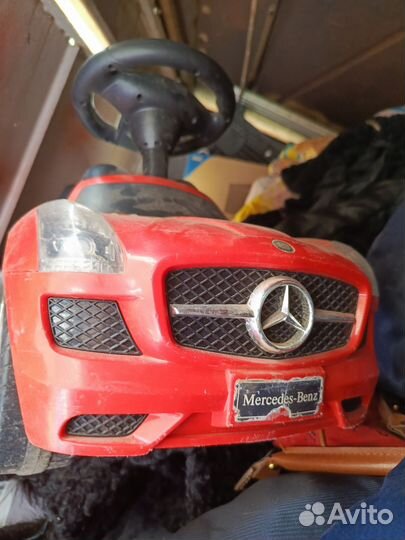 Детская машинка каталка mercedes