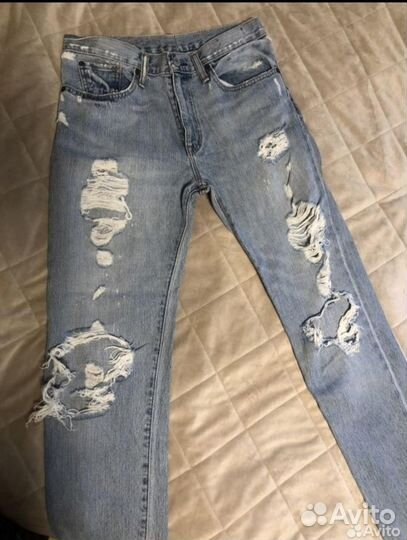 Джинсы рванные Ralph Lauren