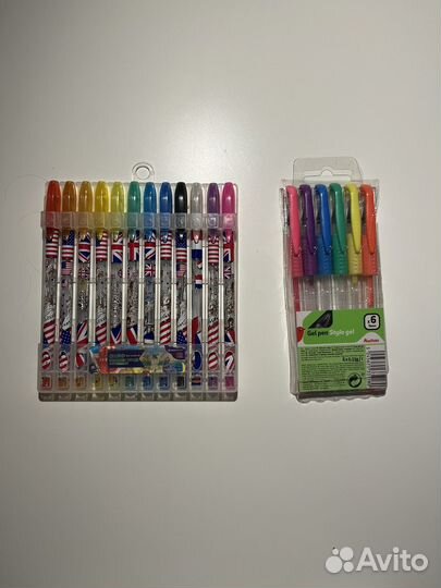 Цветные гелевые ручки