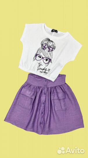 Детская одежда для девочек 110 122 128