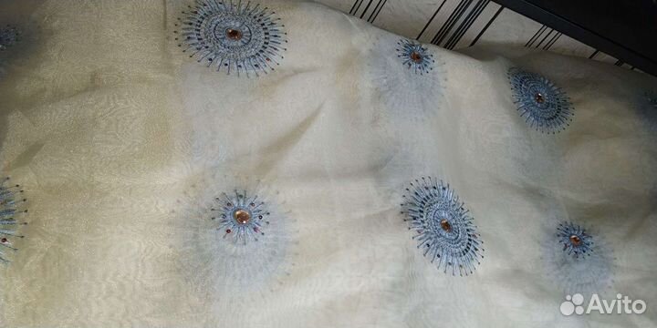 Тюль новый, длина 6 метров