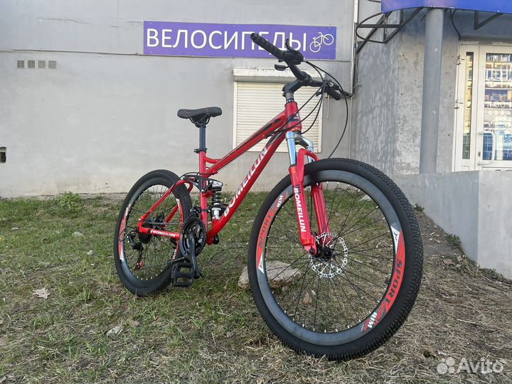 Двухподвесный велосипед