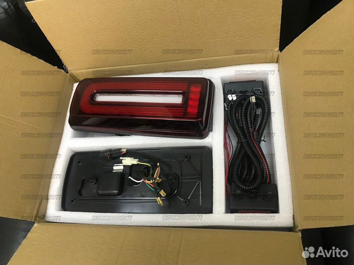 Стопы фонари LED темные стиль 2022 гелик W463