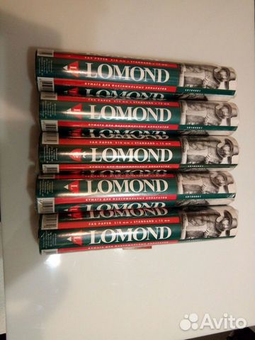 Бумага для факса Lomond