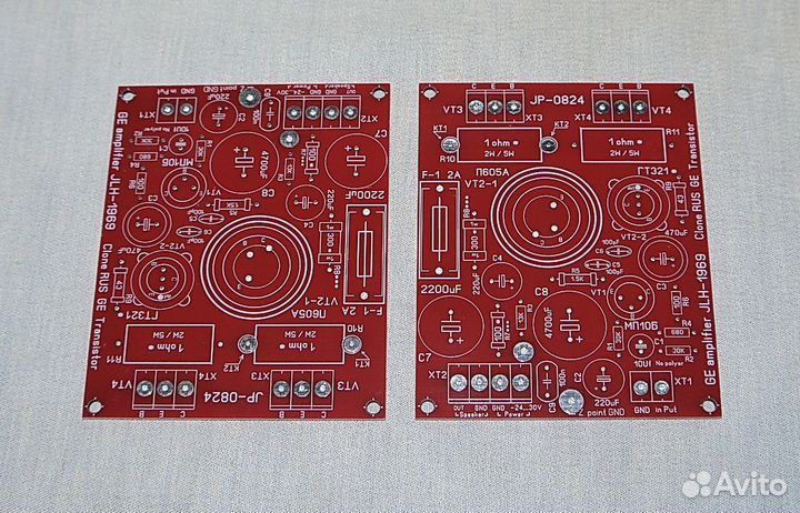 Кит усилитель JLH-1969 на германиевых транзисторах