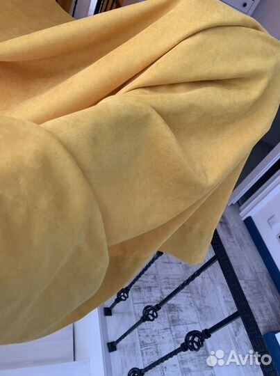 Шторы желтые 7,5 метров