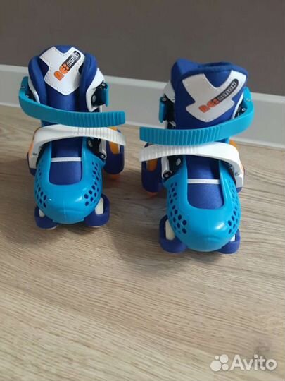 Роликовые коньки детские раздвижные с защитой