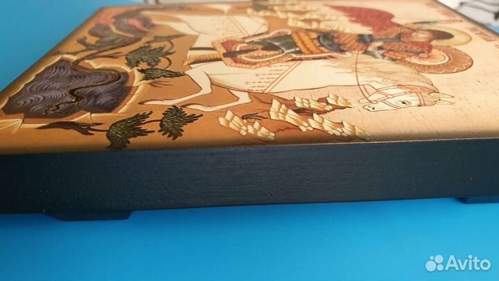 Икона на дереве Святой Георгий Победоносец