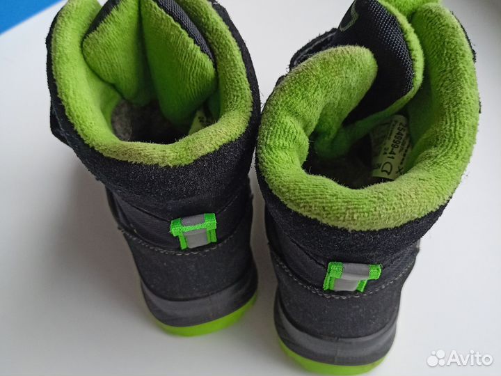 Зимние ботинки детские Котофей 24 меховые валенки