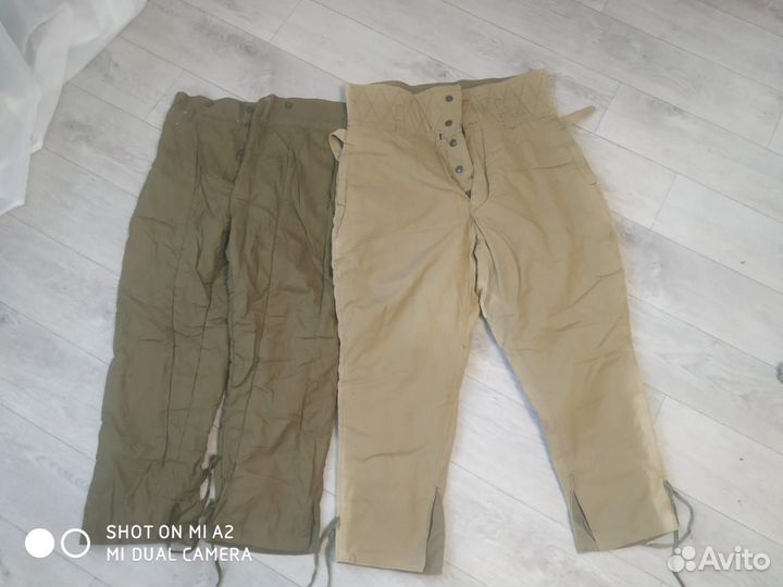 Брюки ватные