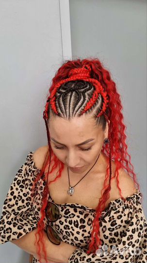 Плетение афрокос, зизи, брейдов, дредов, сенегалок