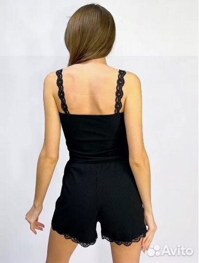 Пижама тройка с шортами и штанами