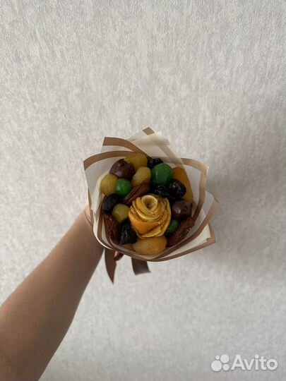 Букет из сухофруктов/оригинальный подарок/съедобны