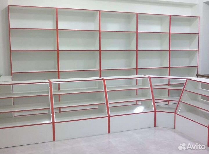 Торговое оборудование, витрины, прилавки на заказ