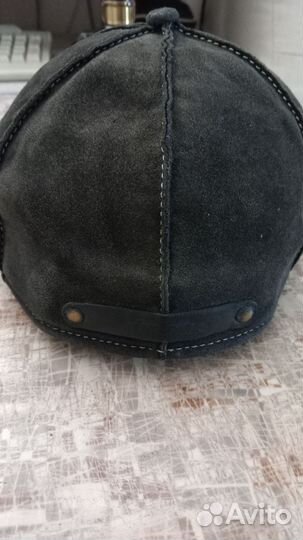 Кепка замшевая мужская р 55см
